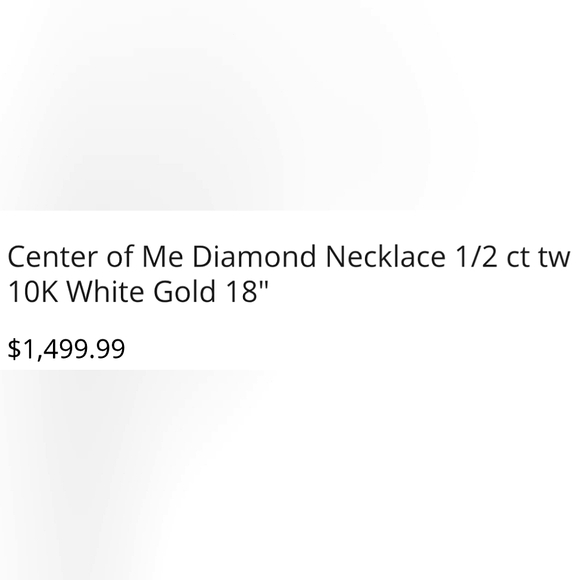 Center of me diamond necklace - Picture 7 of 10